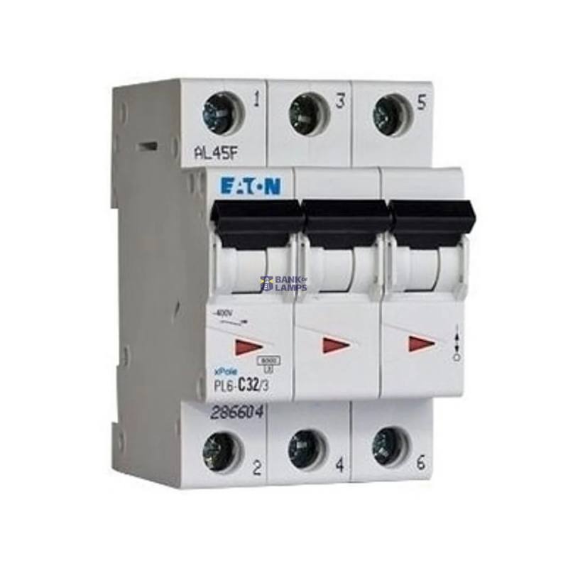 EATON 286604 — PL6-C32/3 automātslēdzis (MCB)