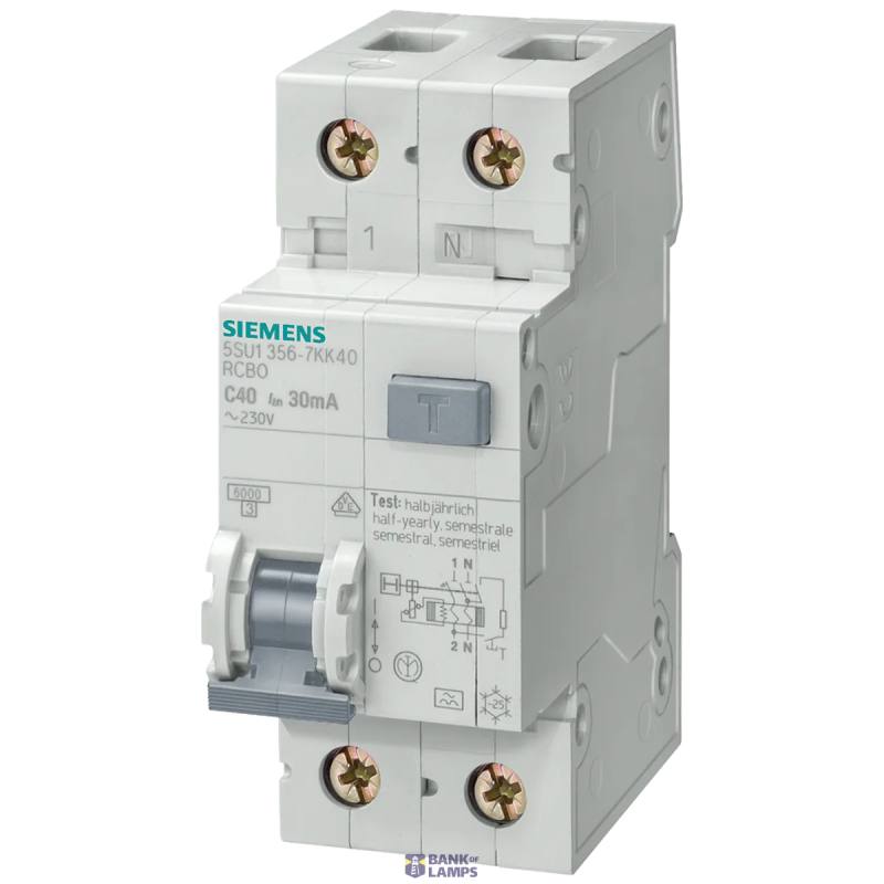 Siemens 5SU1356-6KK10 — RCBO, 6 kA
