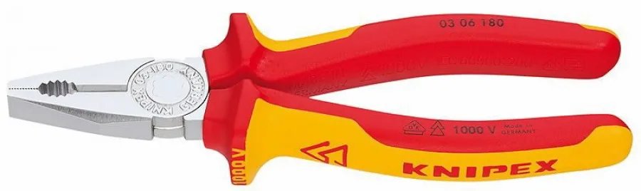 Kombinētās knaibles VDE 160mm, Knipex