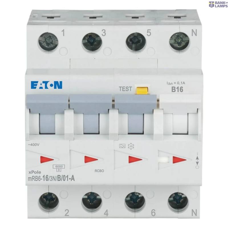 EATON 120654 — mRB6-16/3N/B/01-A RCD/MCB combination
