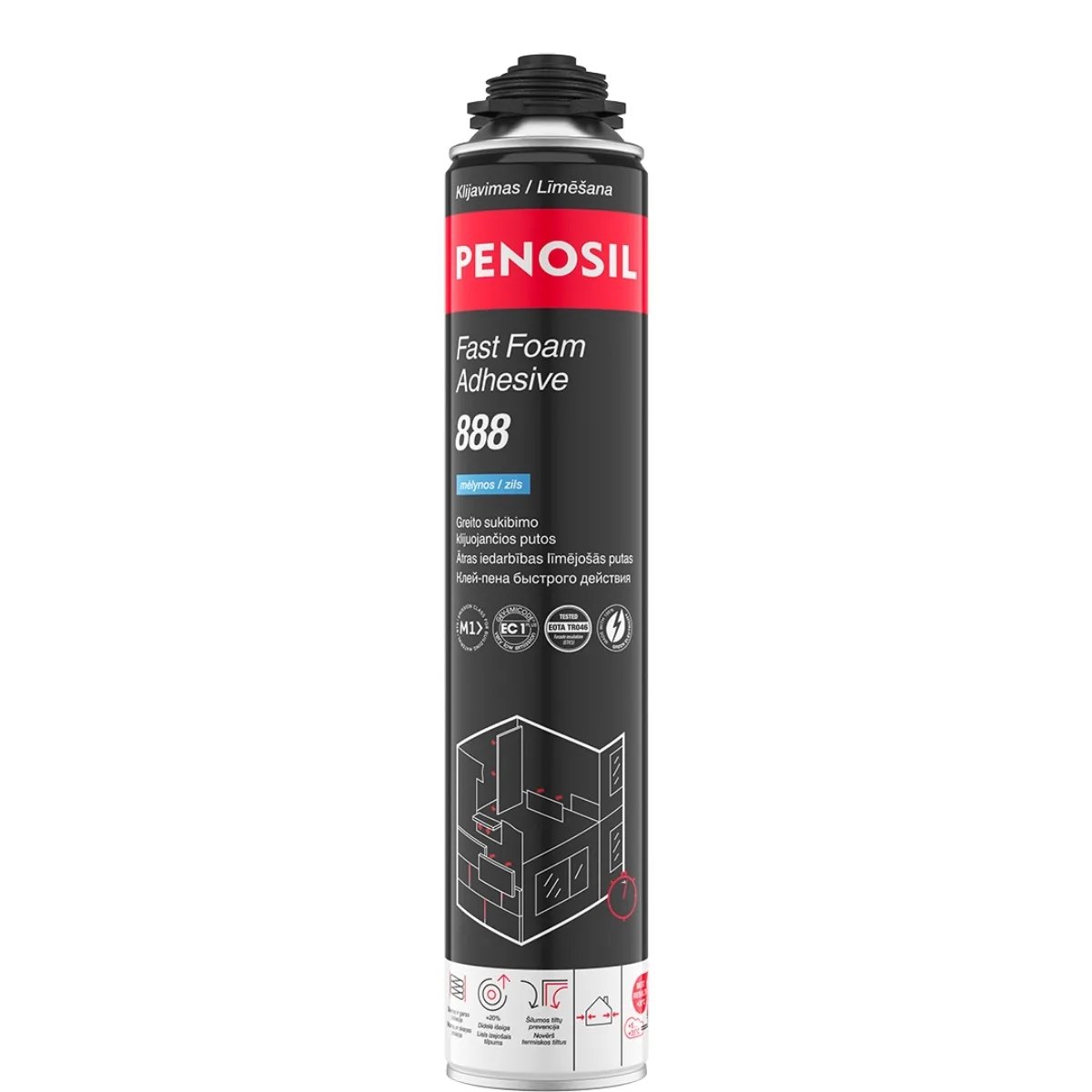 PENOSIL Fast Foam Adhesive 888 ātras
