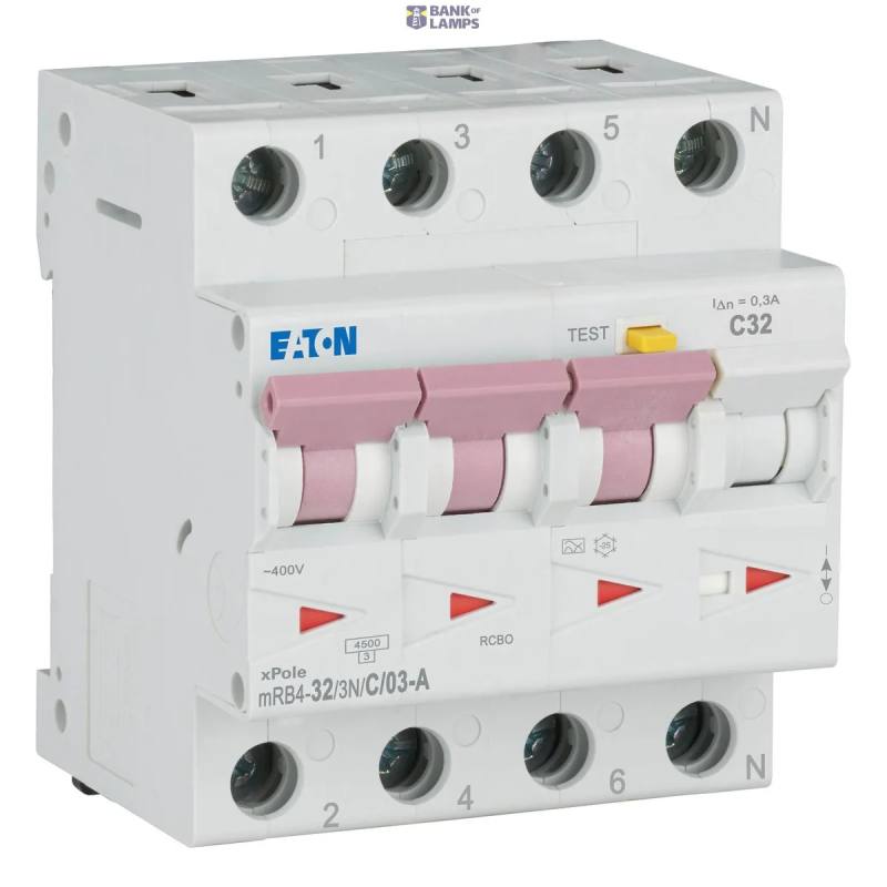 EATON 167510 — mRB4-32/3N/C/03-A RCD/MCB combination