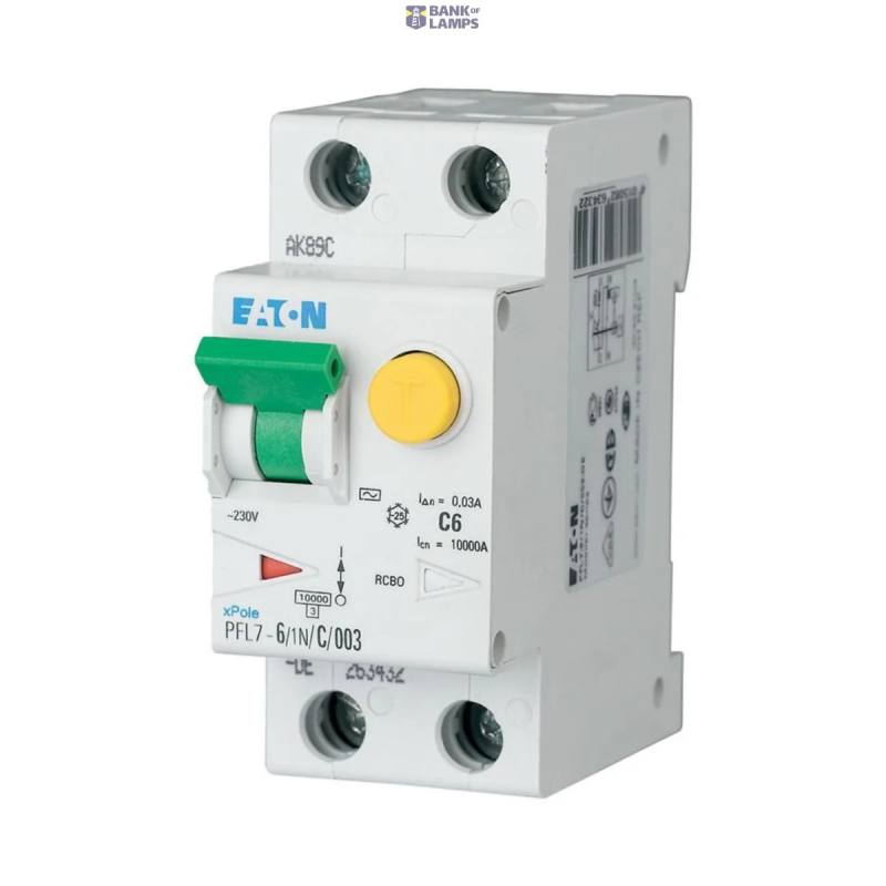 EATON 263515 — PFL7-6/1N/C/003-A RCD/MCB combination