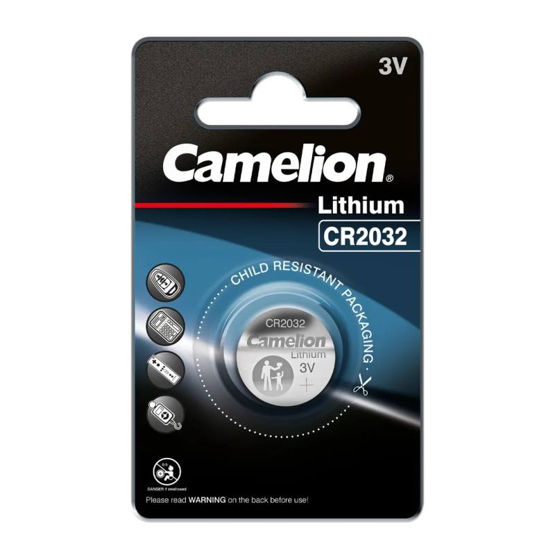 Mikro litija šūna CR2032, 3V, CAMELION