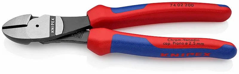 Asknaibles pastiprinātas 200 mm, DR, Knipex