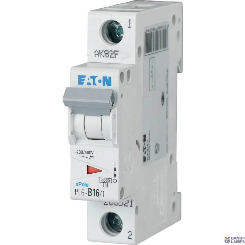 EATON 286521 — PL6-B16/1 automātslēdzis (MCB)
