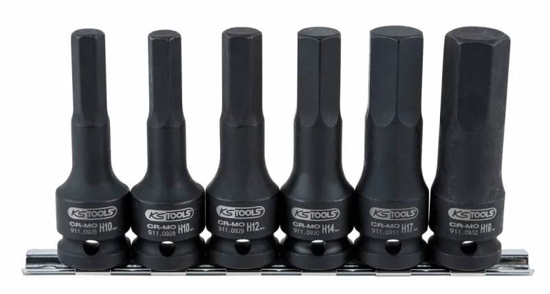 Triecienmuciņu seškanšu komplekts 8-19mm 1/2" 6-gab