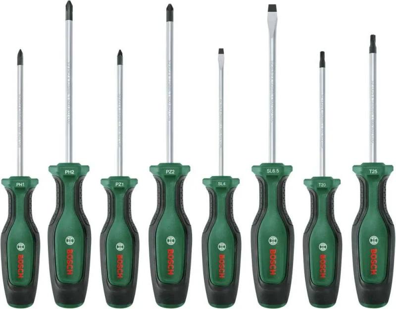 Bosch skrūvgriežu komplekts 1600A02BX8, 8 gab.