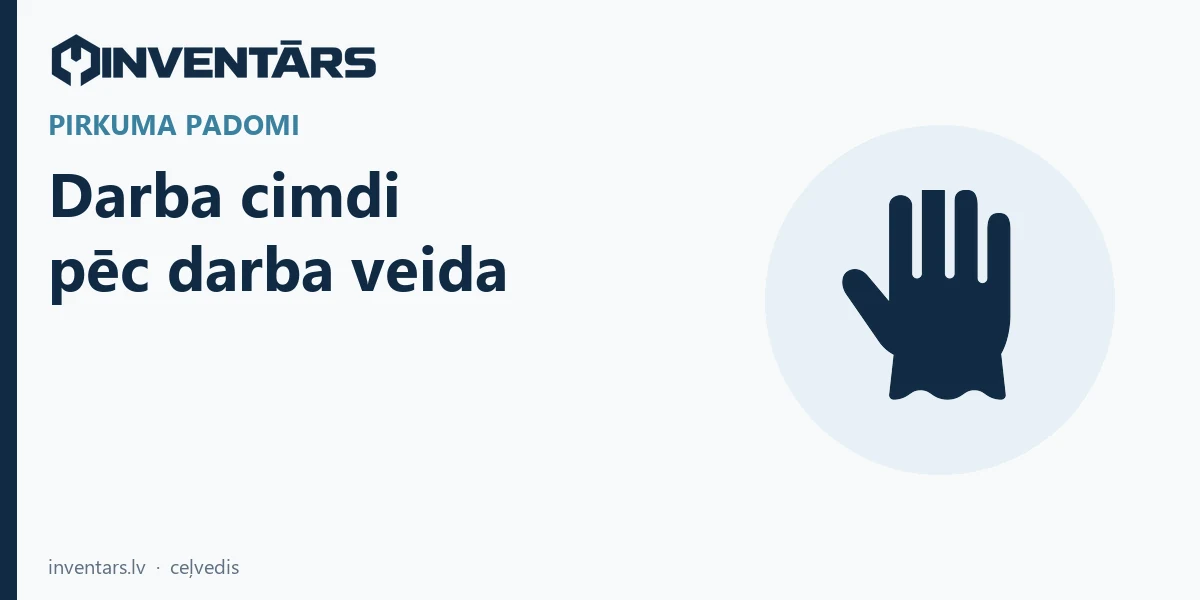 Рабочие перчатки по виду работы — как выбрать?