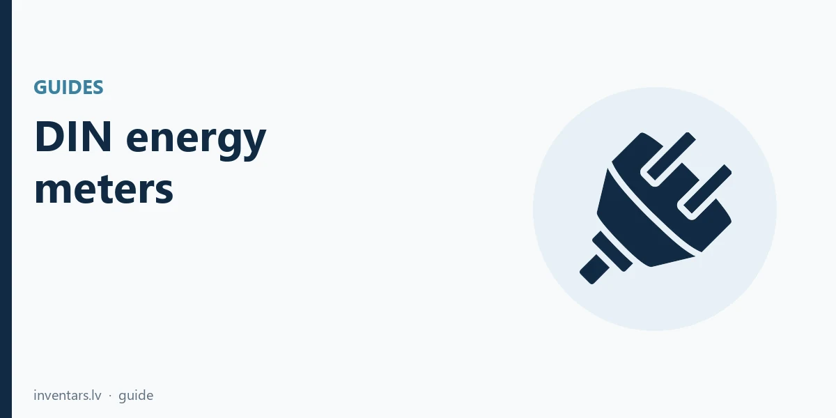 DIN energy meters: MID, 1-phase/3-phase, direct connection and CTs