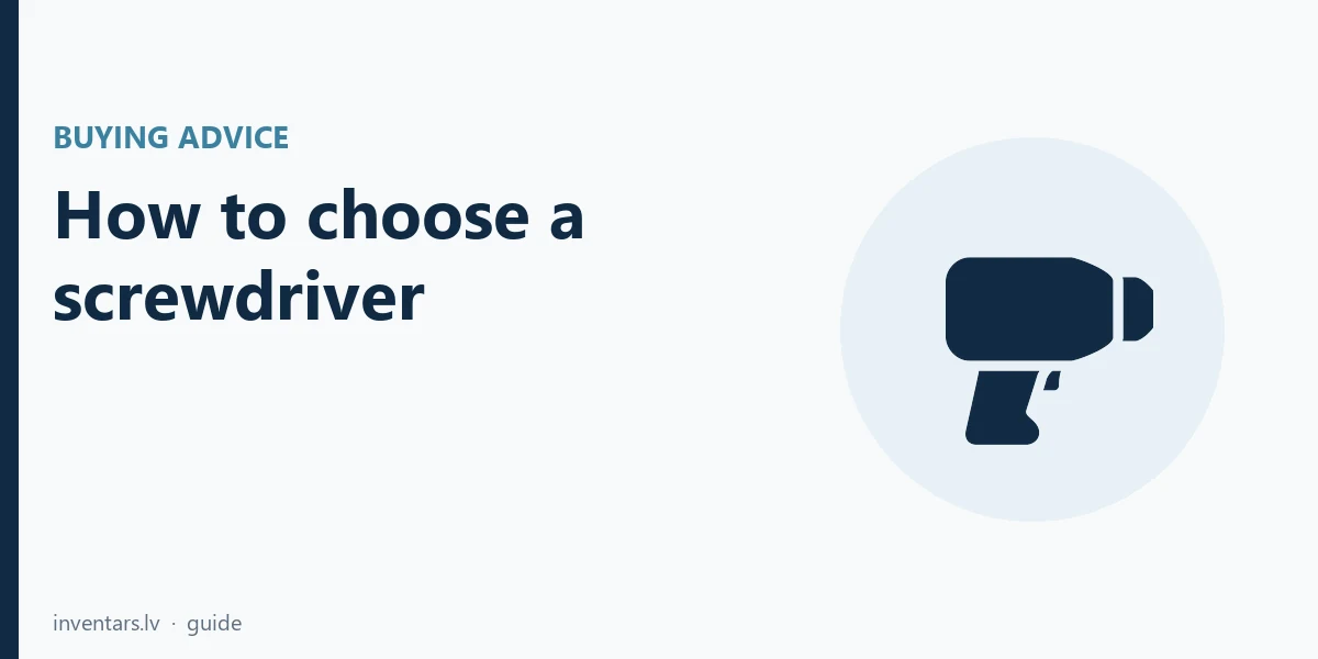 How to choose a screwdriver: SL, PH, PZ and 1000 V