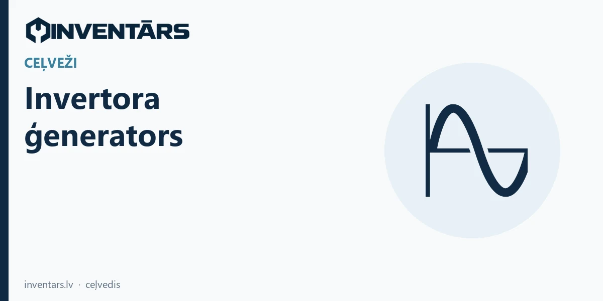 Invertora ģenerators — kad tas vajadzīgs?